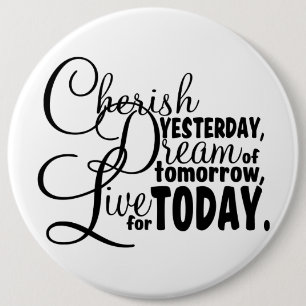 Quote 6 Inch Round Button