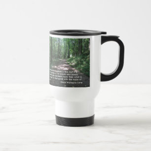 Quote about Nature by G.W. Carver Travel Mug