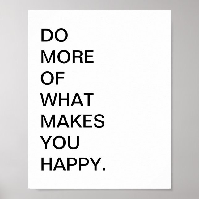 Quote Art Print Typography Quote Poster (Front)