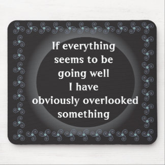 Quote Background Mousepad
