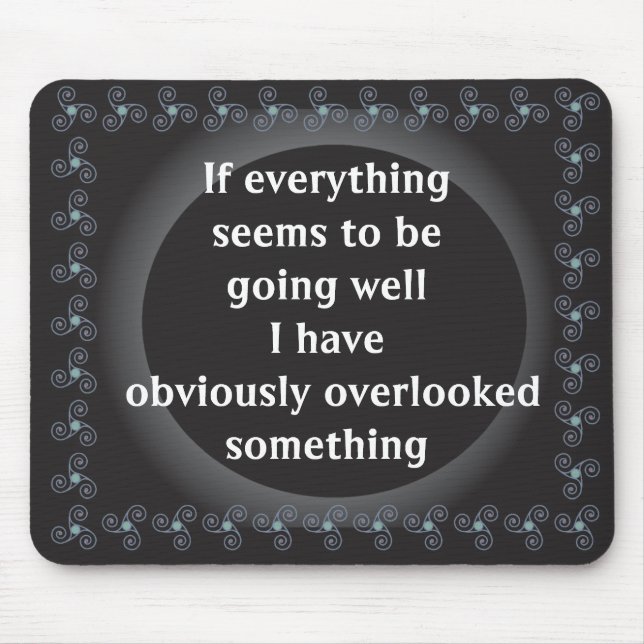 Quote Background Mousepad (Front)