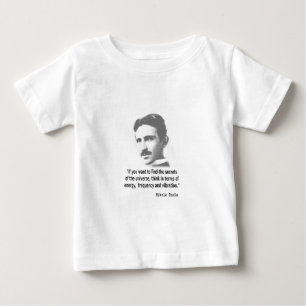Quote By Nikola Tesla Baby T-Shirt