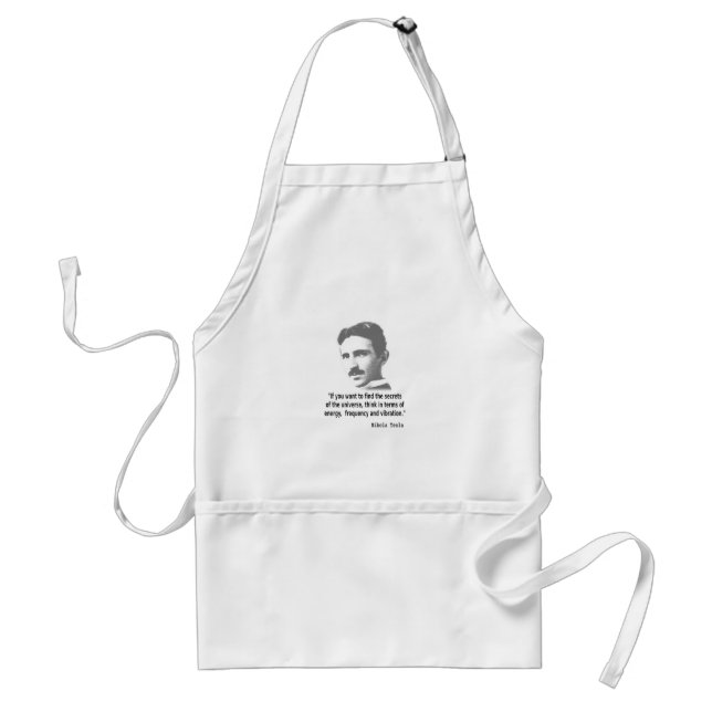 Quote By Nikola Tesla Standard Apron (Front)