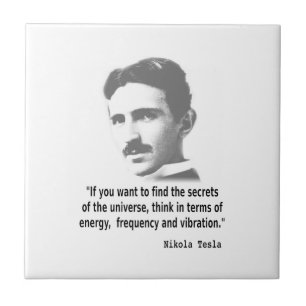 Quote By Nikola Tesla Tile
