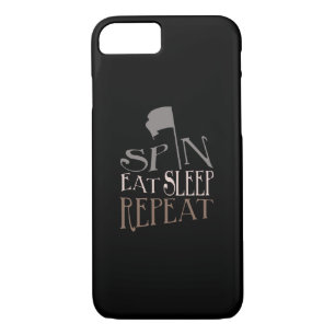 Quote Colour Guard Spin Eat Sleep Repeat Case-Mate iPhone Case