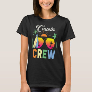Quote Cousin Crew Vintage Sunglasses Family Vacati T-Shirt