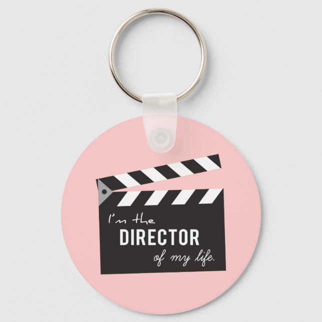 Quote, Director of my life, Action Board Keychain (Front)