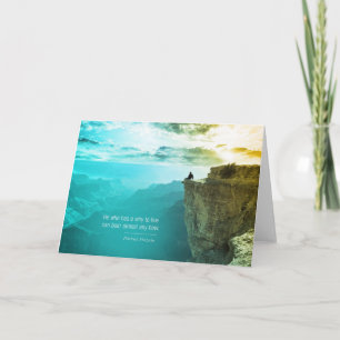 Quote Friedrich Nietzsche Nature Adventure Nature Card