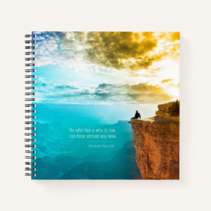 Quote Friedrich Nietzsche Nature Adventure Nature Notebook