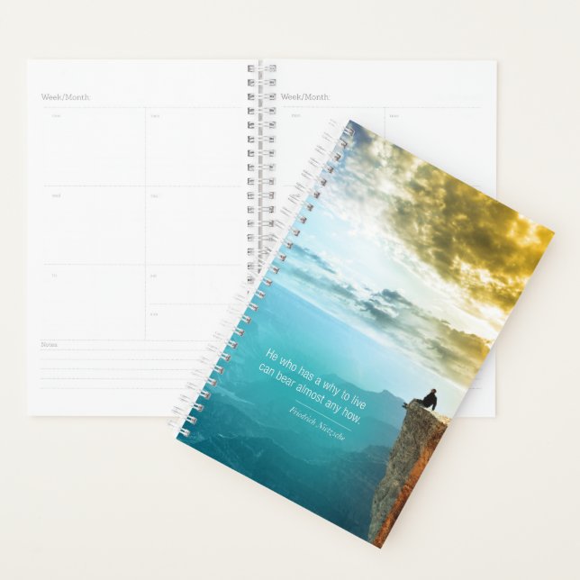Quote Friedrich Nietzsche Nature Adventure Nature Planner (Display)