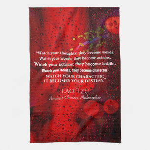 Quote from ancient Chinese philosopher Kitchen Towel