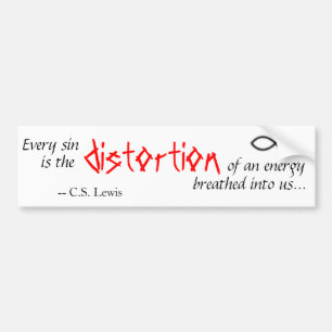 Quote from C.S. Lewis Bumper Sticker