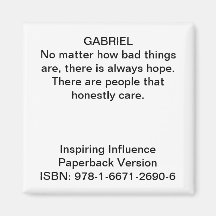 Quote from "Inspiring Influence" Magnet