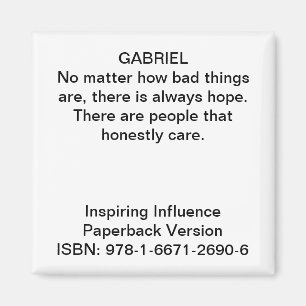 Quote from "Inspiring Influence" Magnet