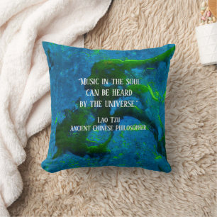 Quote from Lao Tzu Throw Pillow