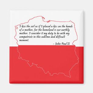 Quote From Pope John Paul II Magnet
