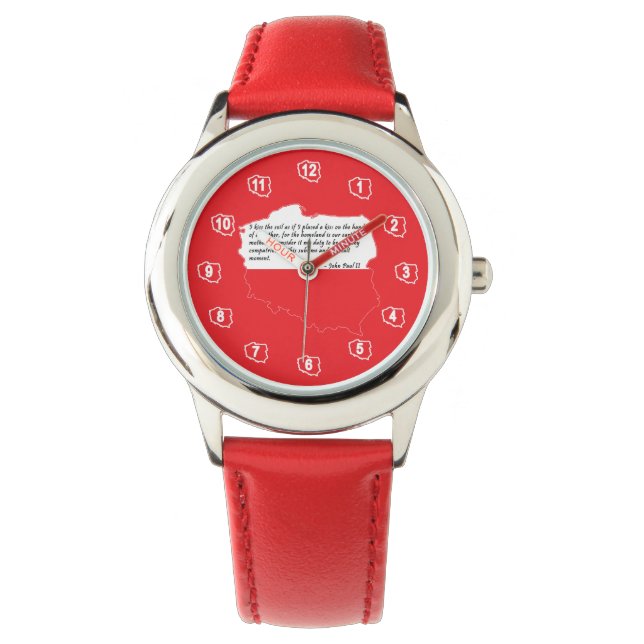 Quote From Pope John Paul II Watch (Front)