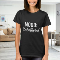 Quote mood unbothererd black white