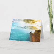 Quote Nietzsche Why to Live Greeting Card Editable