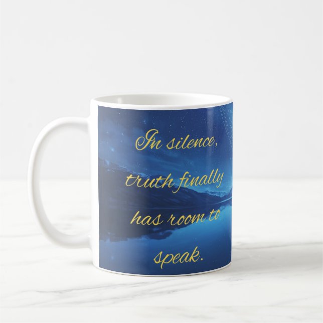 Quote of Silence Mug (Gauche)