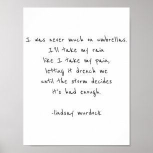 quote on poster for framing inspirational poetry