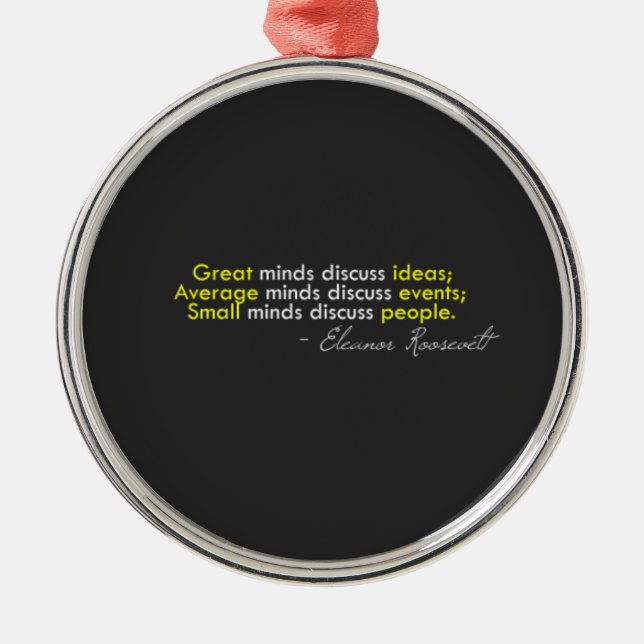 Quote Ornament (Front)