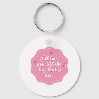Quote | Pink | Pastel Keychain
