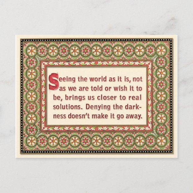 Quote Postcard or Mini Art (Front)