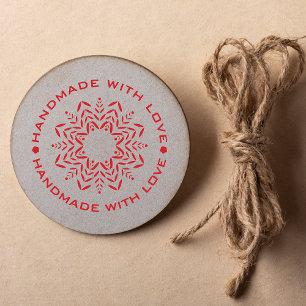 Quote sends it with Handmade with Love Rubber Stamp