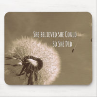 Quote: She believed she could so she Did