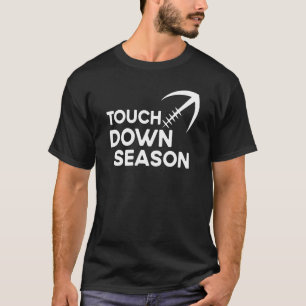 Quote Touchdown Season Football Women Vintage Amer T-Shirt