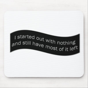Quoted Quip Mouse Pad
