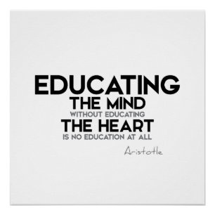 QUOTES: Aristotle: Educating the mind Poster