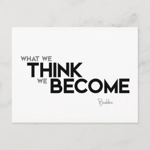 QUOTES: Buddha: Mind is everything Postcard