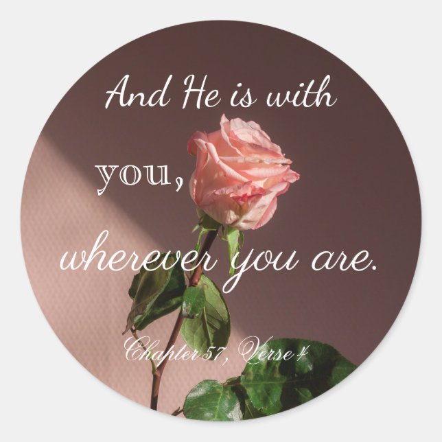 quotes classic round sticker (Front)