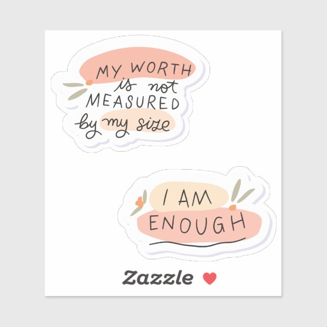 Quotes de position corporelle Sticker Pack 5 (Feuille)