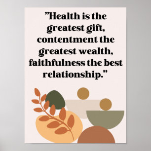 Quotes for doctor room, hospital poster
