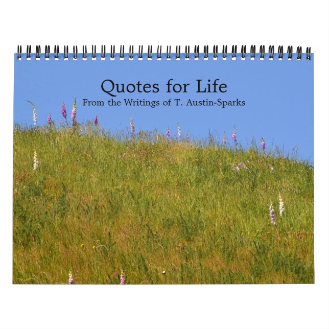 Quotes for Life Calendar Option D (Cover)