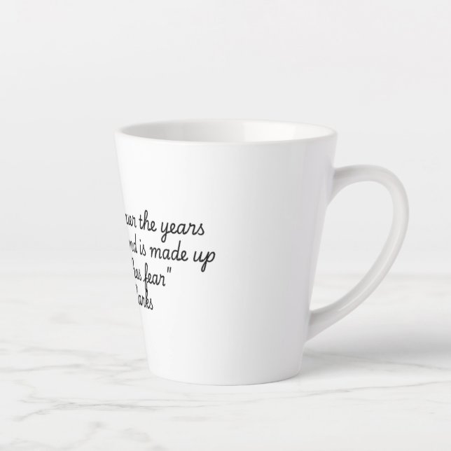 "Quotes for Life"Collection Ross Parks Latte Mug (Right)