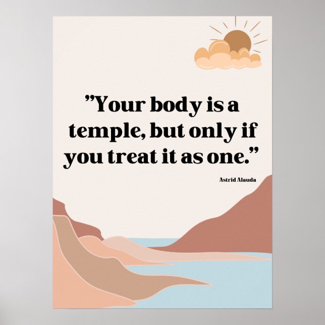 Quotes for medical centre and hospital Poster (Front)