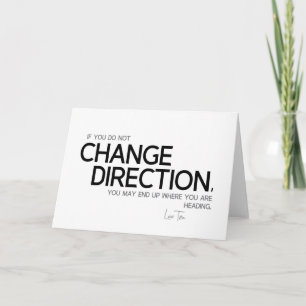 QUOTES: Lao Tzu Change Card