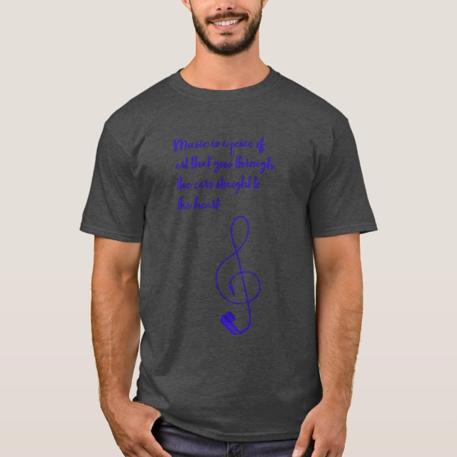 quotes music funny T-Shirt (Front)
