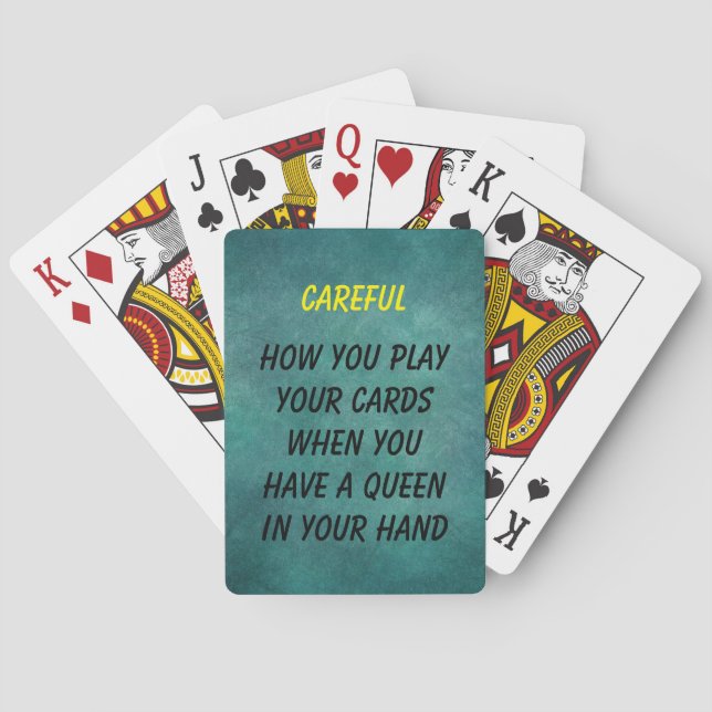 Quotes On Playing Cards (Back)