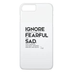 QUOTES: Rumi: Ignore fearful and sad Case-Mate iPhone Case