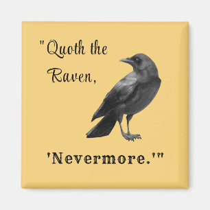 "Quoth the Raven ..." Magnet d'automne personnalis