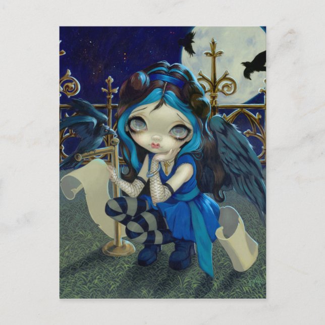 "Quoth the Raven Nevermore" Postcard (Front)