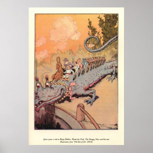 Quox gives a ride to Betsy, Hank, Shaggy & others Poster