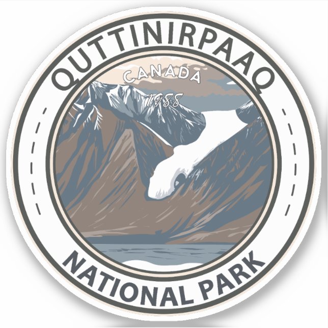 Quttinirpaaq National Park Canda Travel Vintage (Front)