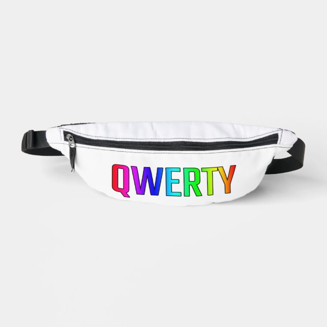 QWERTY FANNY PACK (Front)