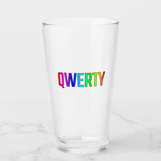 QWERTY GLASS (Front)